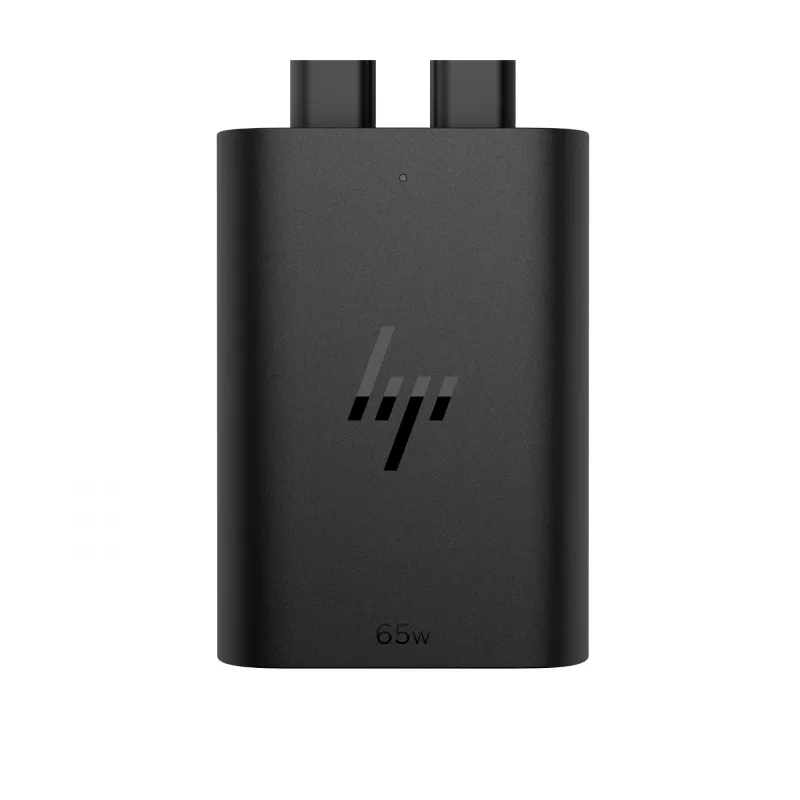HP 65W GaN USB-C nešiojamojo kompiuterio įkroviklis, įėjimo įtampa 90V, išėjimo galia 65W