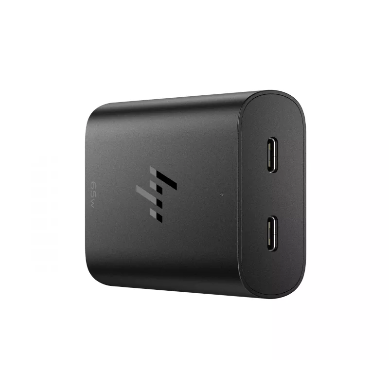 HP 65W GaN USB-C nešiojamojo kompiuterio įkroviklis, įėjimo įtampa 90V, išėjimo galia 65W