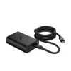 HP 65W GaN USB-C nešiojamojo kompiuterio įkroviklis, įėjimo įtampa 90V, išėjimo galia 65W