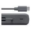 Hama „Travel“ Power Pack su kabeliu, 10000mAh, 2 išėjimai: 2x USB-C, antracitas