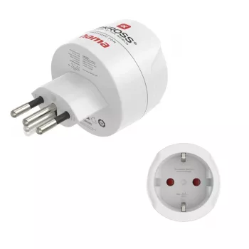 Hama 00223484 adapteris kištukinis nuo tipo J iki tipo C (Europlug) baltas