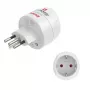Hama 00223484 adapteris kištukinis nuo tipo J iki tipo C (Europlug) baltas