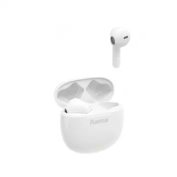 Hama Action One belaidės ausinės True Wireless Stereo (TWS) į ausį Skambučiai/Muzika Bluetooth Baltos