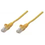 Intellinet tinklo jungiamasis kabelis, Cat5e, 7,5 m, geltonas, CCA, U/UTP, PVC, RJ45, auksuoti kontaktai, be užkablių, su apsauginiu gaubteliu, viso galiojimo garantija