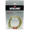 Intellinet tinklo jungiamasis kabelis, Cat5e, 7,5 m, geltonas, CCA, U/UTP, PVC, RJ45, auksuoti kontaktai, be užkablių, su apsauginiu gaubteliu, viso galiojimo garantija