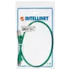 Intellinet tinklo jungiamasis kabelis, Cat5e, 3 m, žalias, CCA, SF/UTP, PVC, RJ45, auksuoti kontaktai, su apsauga nuo užkabėjimo, su batu, viso gyvenimo garantija
