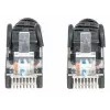 Intellinet tinklo jungiamasis kabelis, Cat6, 2 m, juodas, CCA, U/UTP, PVC, RJ45, paauksuoti kontaktai, apsaugotas nuo užkliuvimo, su gaubtuku, viso gyvenimo garantija