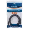 Intellinet tinklo jungiamasis kabelis, Cat6, 1,5 m, juodas, CCA, U/UTP, PVC, RJ45, auksuoti kontaktai, su apsauga nuo užkliuvimo, su batu, garantija visam laikui