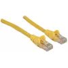 Intellinet tinklo jungiamasis laidas Cat6, 1 m, geltonas, CCA, U/UTP, PVC, RJ45, paauksuoti kontaktai, be užkabliukų, su apsauginiu gaubteliu, viso gyvenimo garantija