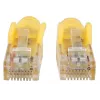 Intellinet tinklo jungiamasis laidas Cat6, 1 m, geltonas, CCA, U/UTP, PVC, RJ45, paauksuoti kontaktai, be užkabliukų, su apsauginiu gaubteliu, viso gyvenimo garantija