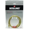 Intellinet tinklo jungiamasis kabelis, Cat5e, 2 m, geltonas, CCA, U/UTP, PVC, RJ45, auksuoti kontaktai, su apsauginiu gaubteliu, su traukos mažinimo elementu, viso gyvenimo garantija