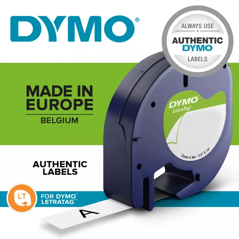 DYMO LetraTag ® 100T – etikečių spausdintuvas QWERTZ, tiesioginis terminis / terminis perkėlimas, pilka
