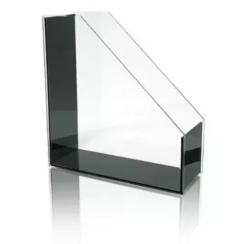 Žurnalų stovas WEDO 60 1301 juodas permatomas