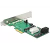 DeLOCK 89371 PCIe sąsajos plokštė su 3x SATA 6 Gb/s ir mSATA prievadais