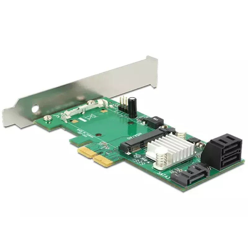 DeLOCK 89371 PCIe sąsajos plokštė su 3x SATA 6 Gb/s ir mSATA prievadais