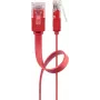 Goobay CAT 6 Flat Patch Cable U/UTP raudonas 2 m