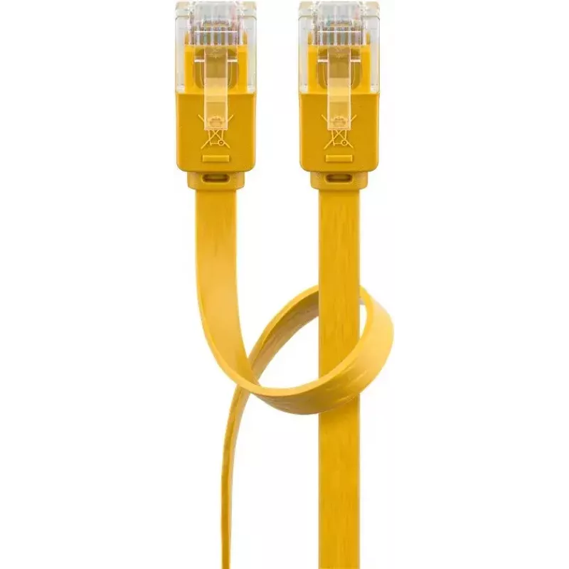 Wentronic RJ-45 CAT6 2m Patch Laidas, Kištukas/Kištukas, U/UTP, Geltonas (96414)