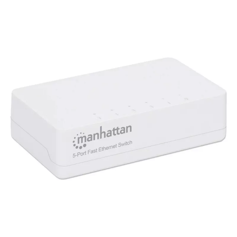 Manhattan 5-Port Fast Ethernet Switch, plastikinis, trejų metų garantija, dėžutė