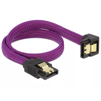 SATA kabelis DeLOCK 83695 0,3 m Violetinis