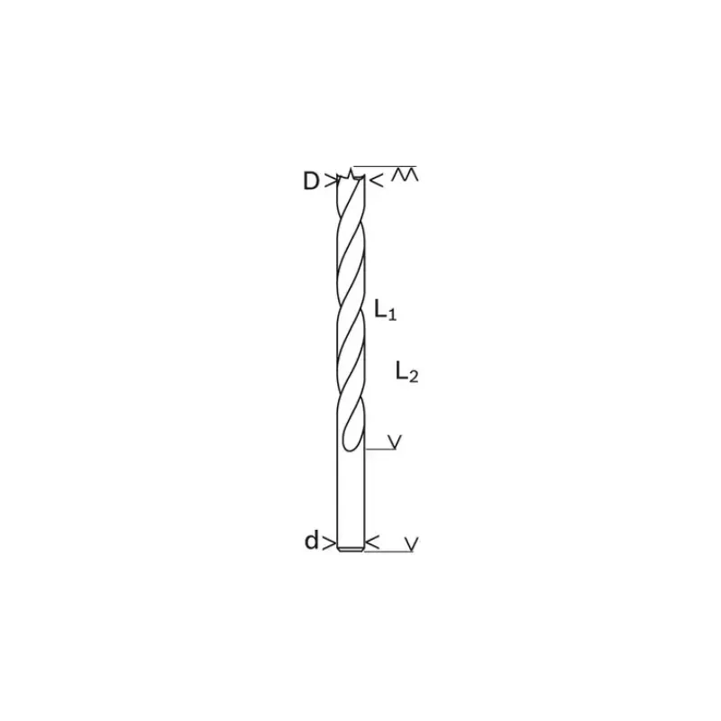 Grąžtai su centravimo smaigaliu Bosch 2608596312 4–12 mm
