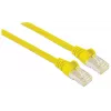 Intellinet tinklo jungiamasis kabelis, Cat6, 7,5 m, geltonas, varinis, S/FTP, LSOH / LSZH, PVC, RJ45, auksuoti kontaktai, su apsauga nuo užkabinimo, su gaubtuku, viso gyvenimo garantija