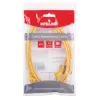 Intellinet tinklo jungiamasis laidas, Cat5e, 1,5 m, geltonas, CCA, U/UTP, PVC, RJ45, paauksuoti kontaktai, su apsauga nuo užkabinimo, su batu, viso gyvenimo garantija