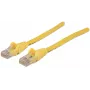Intellinet tinklo jungiamasis kabelis, Cat6A, 7,5 m, geltonas, varinis, S/FTP, LSOH / LSZH, PVC, RJ45, auksuoti kontaktai, su apsauginiu gaubteliu, viso gyvenimo garantija