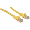 Intellinet tinklo jungiamasis laidas, Cat6A, 30 m, geltonas, varinis, S/FTP, LSOH / LSZH, PVC, RJ45, paauksuoti kontaktai, su apsauginiu gaubteliu, su įvore, viso naudojimo garantija