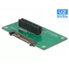 DeLOCK 62863 Vidinė sąsajos plokštė U.2 į PCIe x4 NVMe