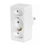 Hama 00108844 kištukinis adapteris F tipui tiesus baltas