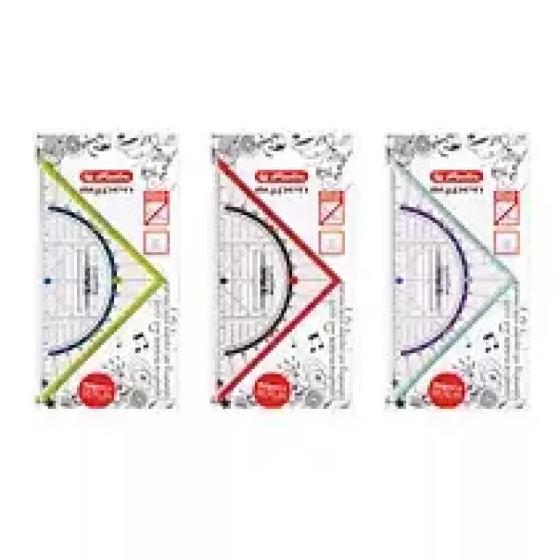 45° trikampis Herlitz My.Pen 16 cm su rankena