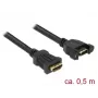 HDMI ilginimo laidas DeLOCK 85465 0,5 m