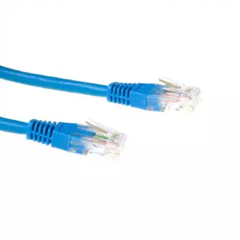 ACT Blue 7 m LSZH U/UTP CAT6 patch kabelis su RJ45 jungtimis