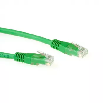 ACT Green 5 m LSZH U/UTP CAT6 jungiamasis laidas su RJ-45 jungtimis