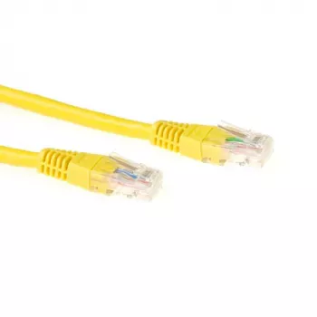 ACT Yellow 10 m LSZH U/UTP CAT6 jungiamasis laidas su RJ45 jungtimis