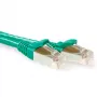 ACT Green 1,5 m S/FTP CAT6A patch kabelis su apsaugotais RJ45 kištukais