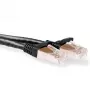 ACT Black 30 m SFTP CAT6A jungiamasis kabelis su apsaugotais RJ45 kištukais