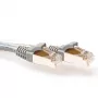 ACT pilkas 0,25 m SFTP CAT6A pataisos laidas su apsauga nuo užkliuvimo, RJ45 jungtimis