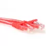 ACT Red 0,25 m U/UTP CAT6A pataisos laidas, snagless, su RJ45 jungtimis