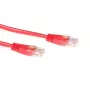 ACT Red 0,25 m U/UTP CAT6 jungiamasis laidas su RJ45 jungtimis