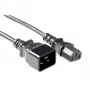 Maitinimo laidas ACT Powercord C13 - C20 juodas 2 m