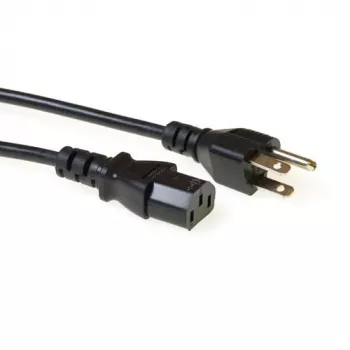 Maitinimo laidas ACT Powercord USA kištukas - C13 juodas 2,5 m