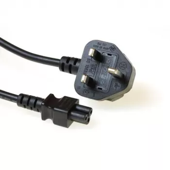 Maitinimo laidas UK kištukas ACT Powercord C5 juodas 1,8 m