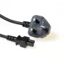 Maitinimo laidas UK kištukas ACT Powercord C5 juodas 1,8 m
