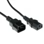Maitinimo laidas C13 - C14 juodas 4 m ACT Powercord AK5149