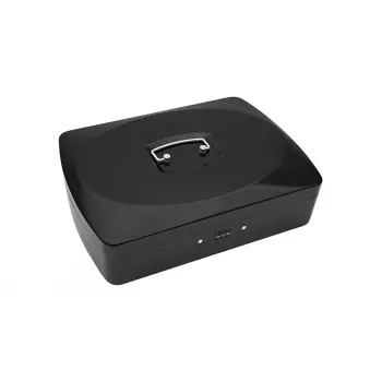 Dėžė pinigams/bilietams WEDO 146 421Z plieninė juoda