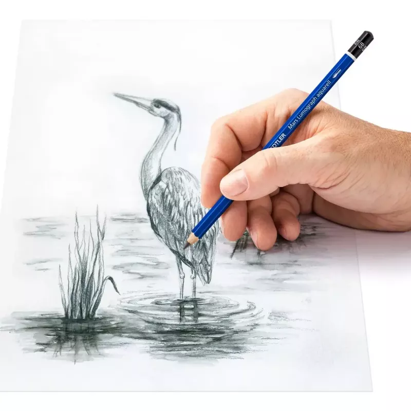 Spalvoti pieštukai Staedtler Mars Lumograph aquarell Multi, 4 vnt.