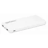 Manhattan Power Bank 10000 mAh, 2x USB-A (2.1A ir 1A), USB-C ir Micro-USB įėjimai, balta
