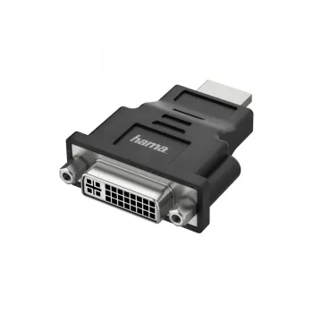 Hama 00200339 lizdų keitiklis HDMI Type A (standartinis) – DVI-I juodas