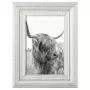 Vieno nuotraukos rėmelis Hama Canuto White Glass Wood